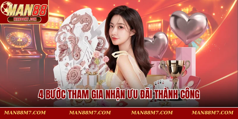 4 bước tham gia nhận ưu đãi thành công