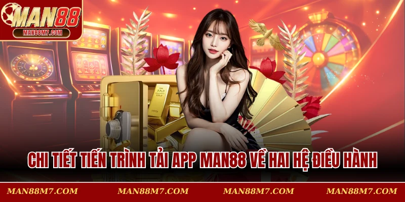Chi tiết tiến trình tải app MAN88 về hai hệ điều hành